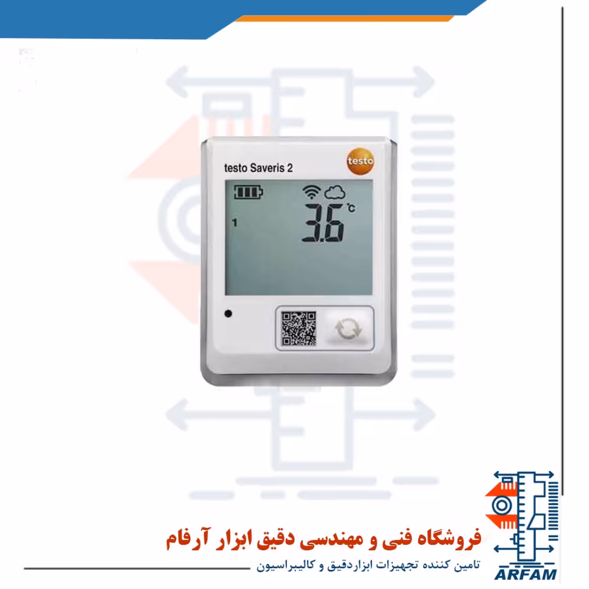 ترموگراف دما و رطوبت آنلاین Wifi تستو مدل TESTO Saveris 2-H1