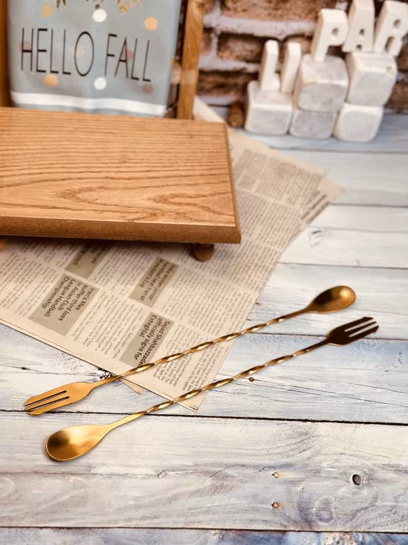 قاشق بار اسپون 2 سر کد 8134