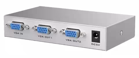 قیمت و مشخصات ویدیو اسپلیتر 2 پورت دی نت مدل VGA