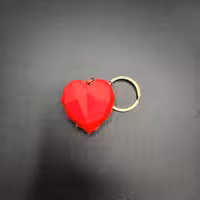 جاکلیدی فانتزی طرح قلب قرمز