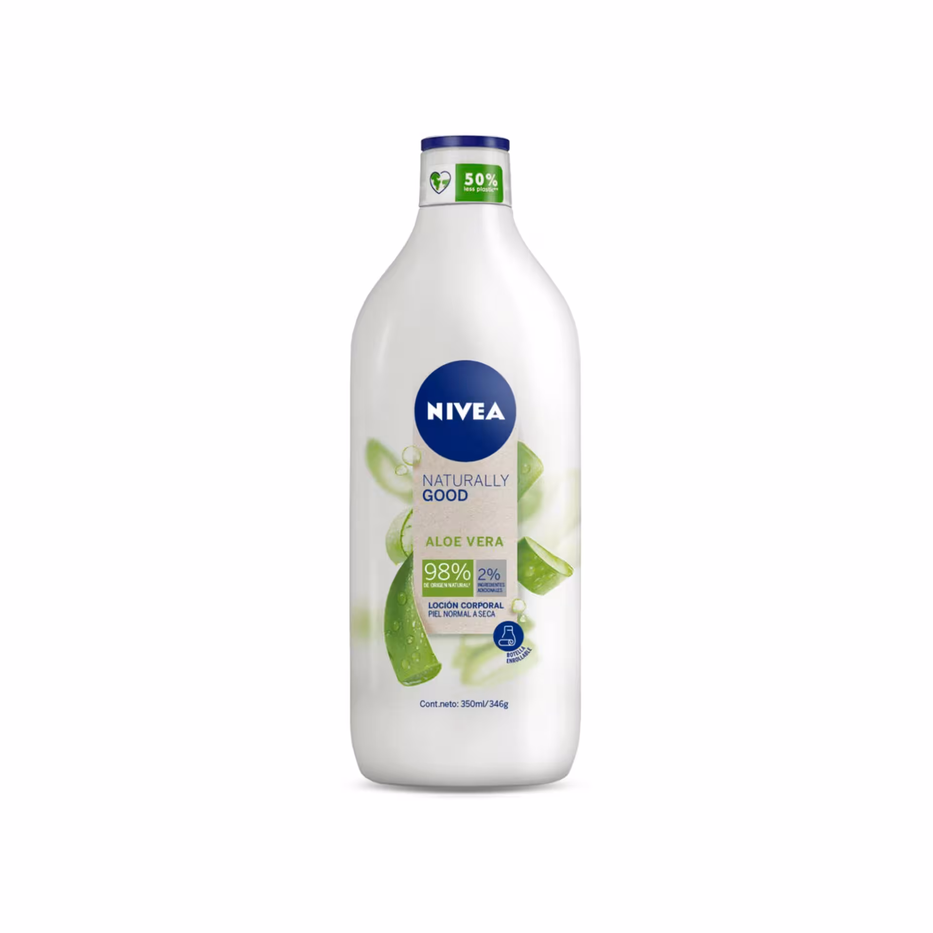 لوسيون بدن آبرسان آلوئه‌ورا نيوآ حجم 350 ميلي ليتر NIVEA BODY LOTION ALOE VERA