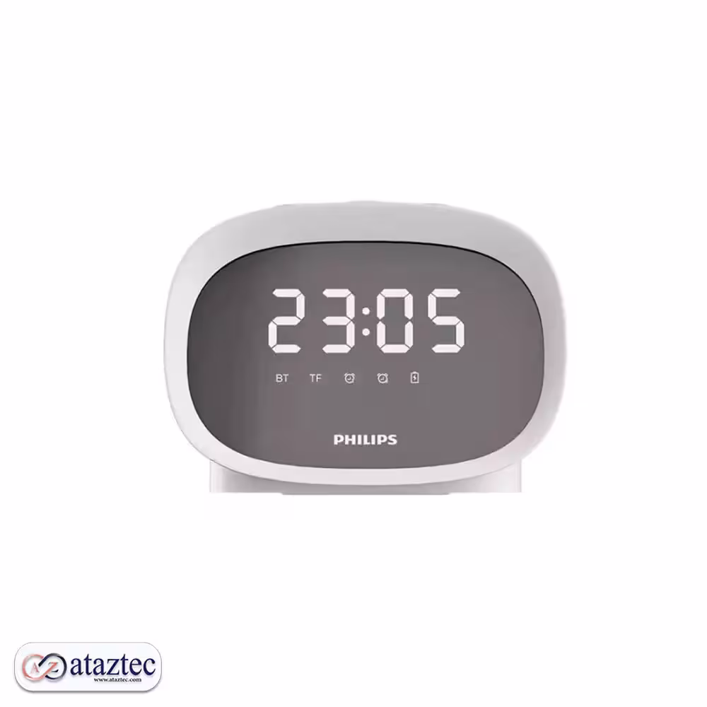 اسپیکر فیلیپس مدل TAS2909 – با ساعت زنگ‌دار | اتصال بی‌سیم با بلوتوث 5.0 و قابلیت TWS