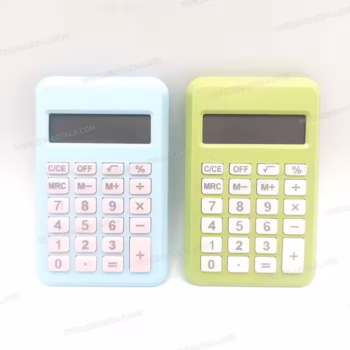 ماشین حساب کوچک رنگ پاستیلی