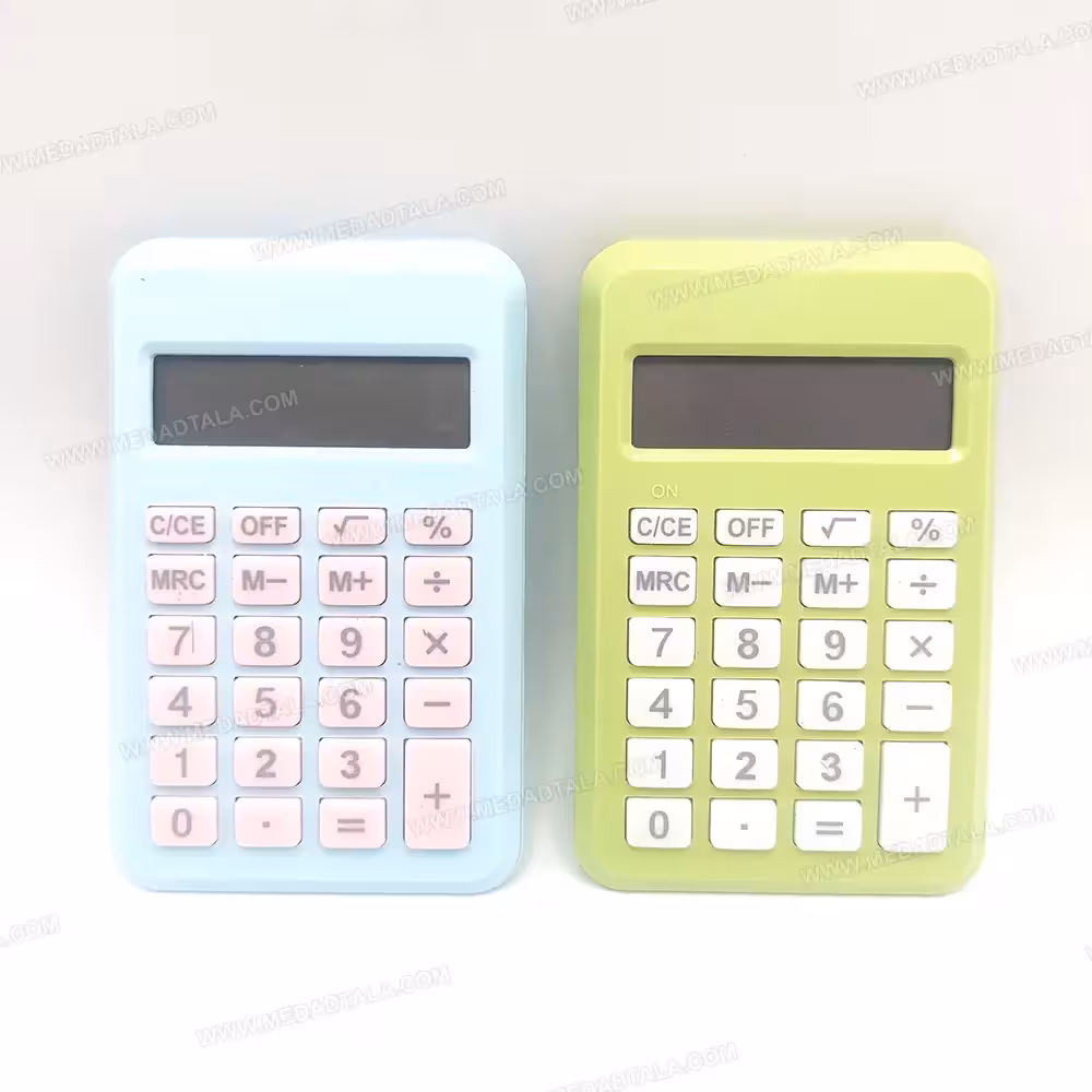 ماشین حساب کوچک رنگ پاستیلی