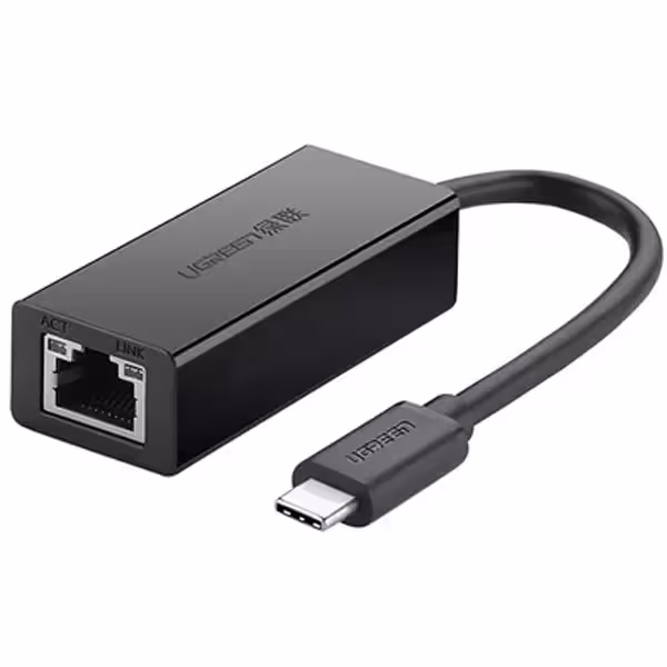 مبدل Type-C به RJ45 100Mbps یوگرین مدل CR110-30287