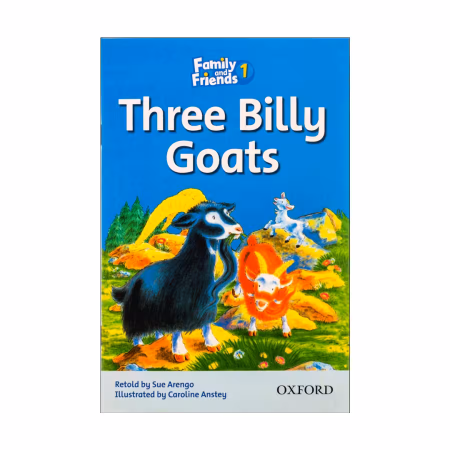 Family and Friends Readers 1 Three Billy Goats داستان فمیلی اند فرندز یک تری بیلی گوت