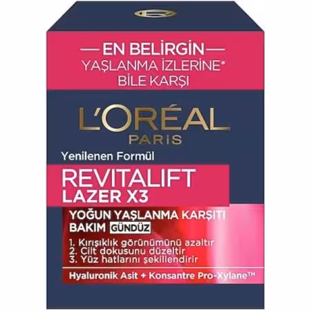 کرم ضد پیری و ضد چروک فوق قوی لورال مدل Revitalift Laser X3