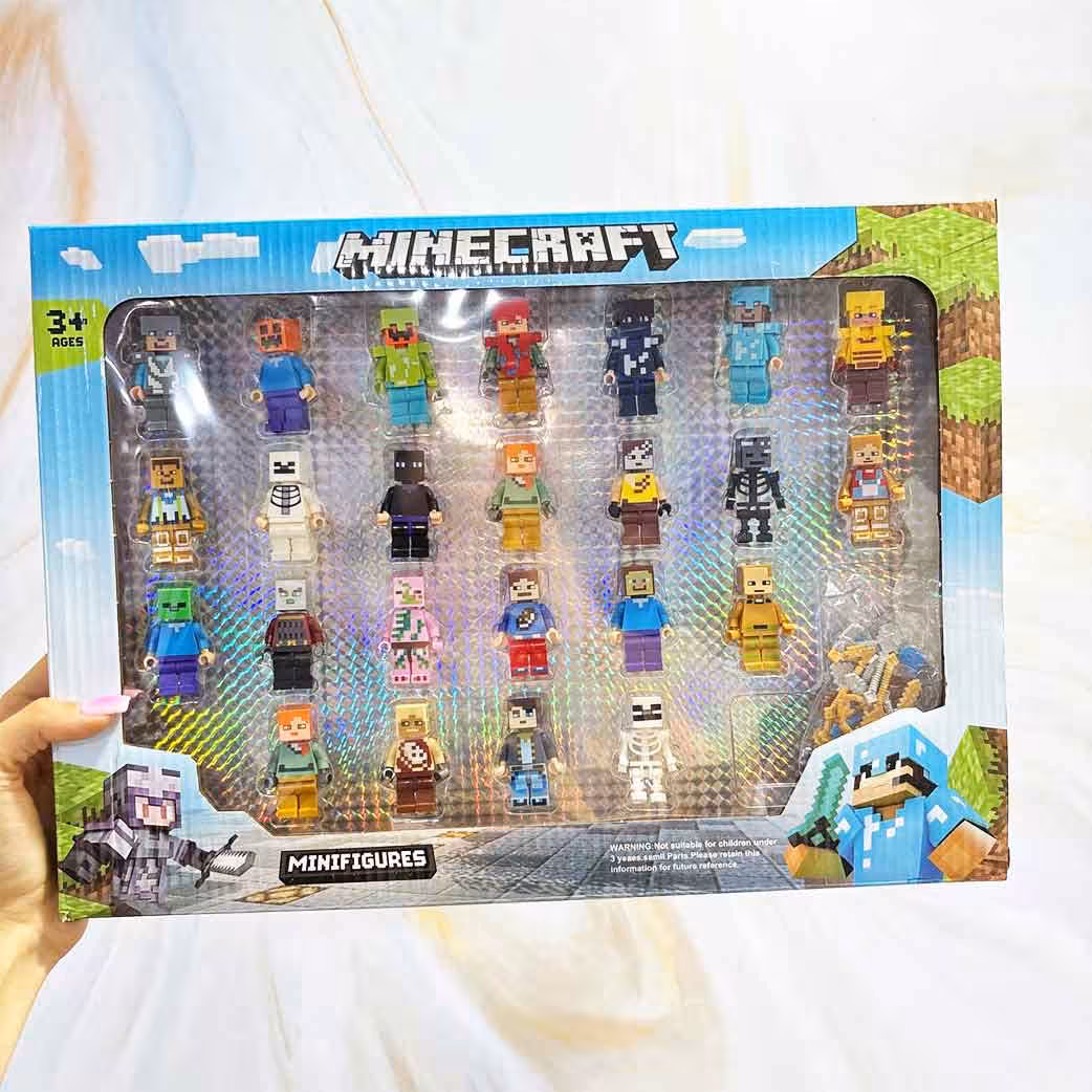 لگو کارکترهای ماینکرافت 24 عددی
