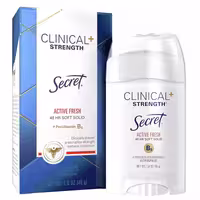 استیک ضد تعریق سکرت سری Clinical Strength مدل Active Fresh