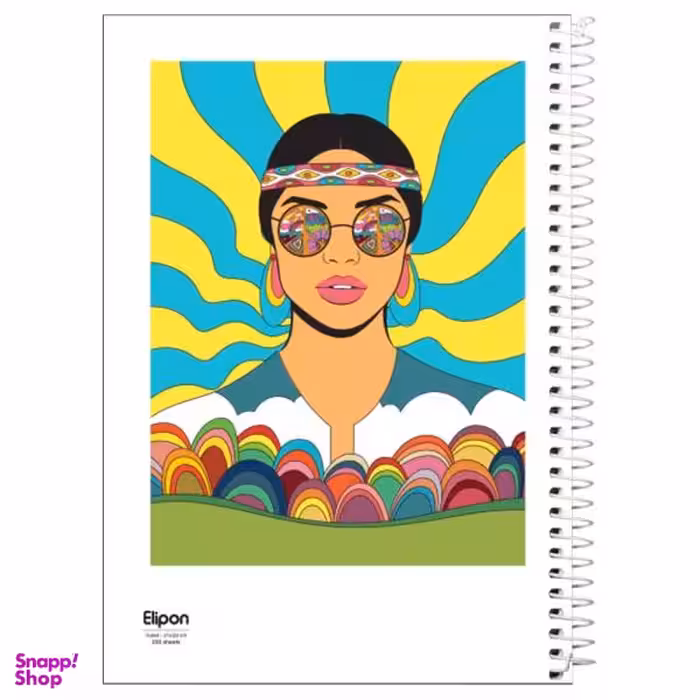 دفتر مشق 200 برگ الیپون کد 2511482