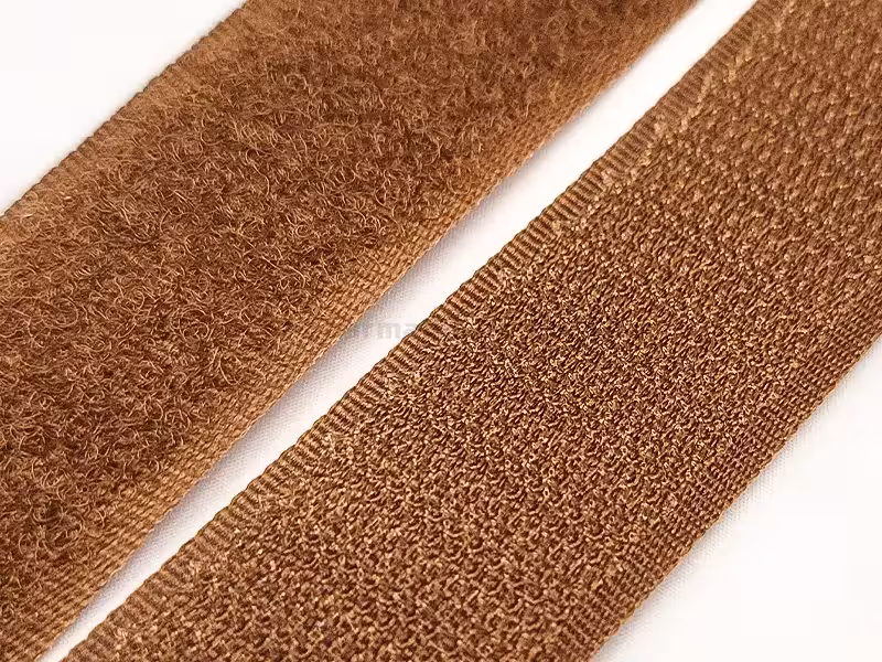 چسب پارچه ای نر و ماده قهوه ای سایز 2.2 (1 متری)