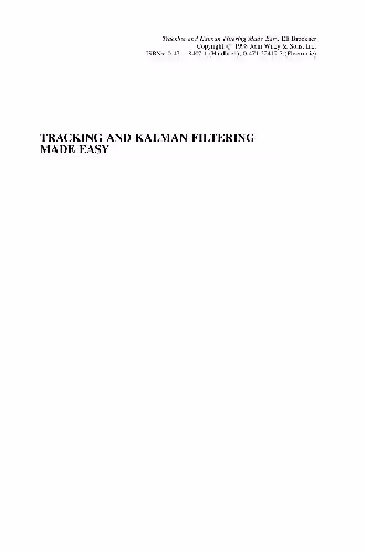 خرید و دانلود نسخه کامل کتاب Tracking and Kalman filtering made easy