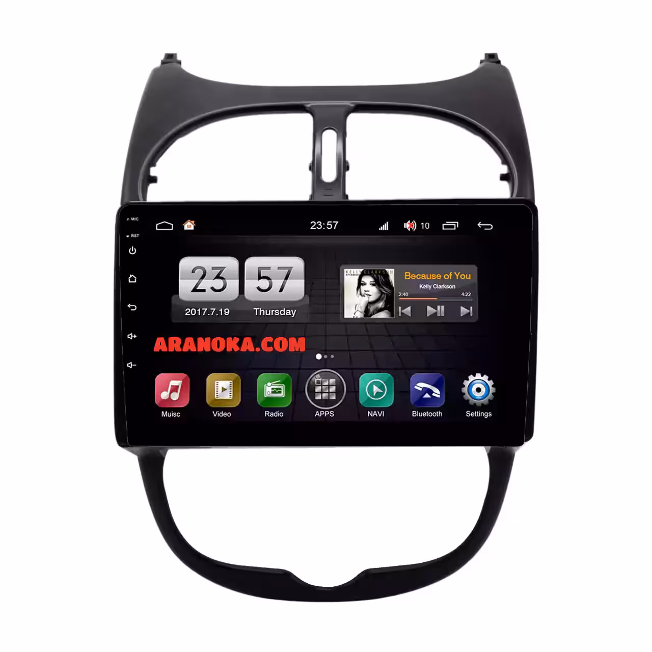 مانیتور فابریک پژو 206 وینکا مدل TL855A سری  S170