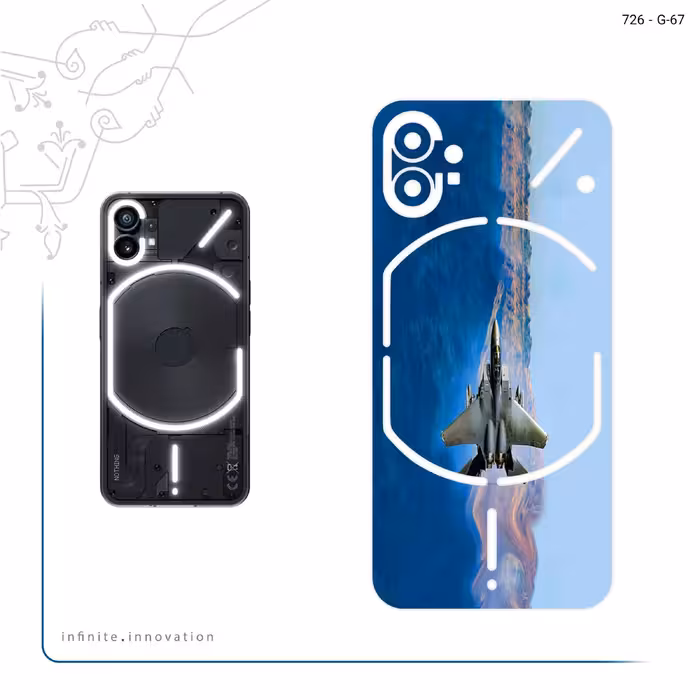 برچسب پوششی ماهوت مدل Fighter plane F15 مناسب برای گوشی موبایل ناتینگ Phone 1