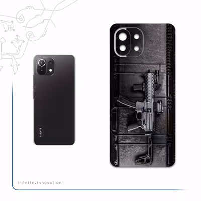 برچسب پوششی ماهوت مدل Gun مناسب برای گوشی موبایل شیائومی 11 Lite 5G NE