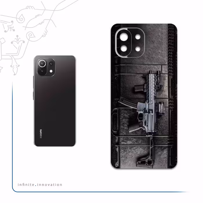 برچسب پوششی ماهوت مدل Gun مناسب برای گوشی موبایل شیائومی 11 Lite 5G NE