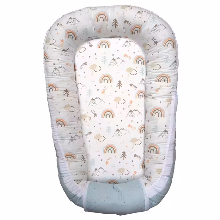 سرویس خواب 6 تکه نوزاد طرح رنگین کمان