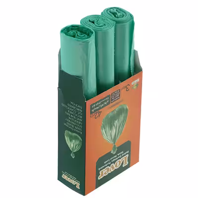  کیسه زباله لاور  مدل 0003 جعبه ایی بسته 42 عددی