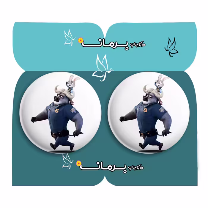 پیکسل پرمانه طرح زوتوپیا کد pm2n.32180 مجموعه 2 عددی
