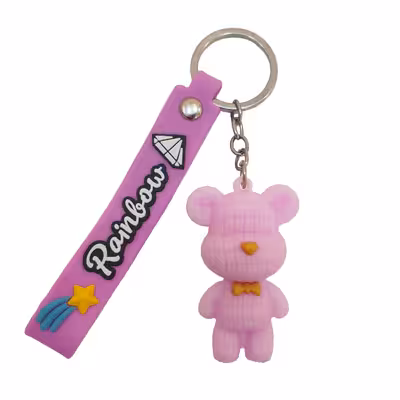 جاکلیدی مدل سیلیکونی طرح خرس کد DB20