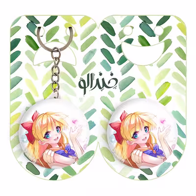 پیکسل خندالو مدل میناکو اینو انیمه سیلور مون Sailor Moon کد 17438 به همراه جاکلیدی
