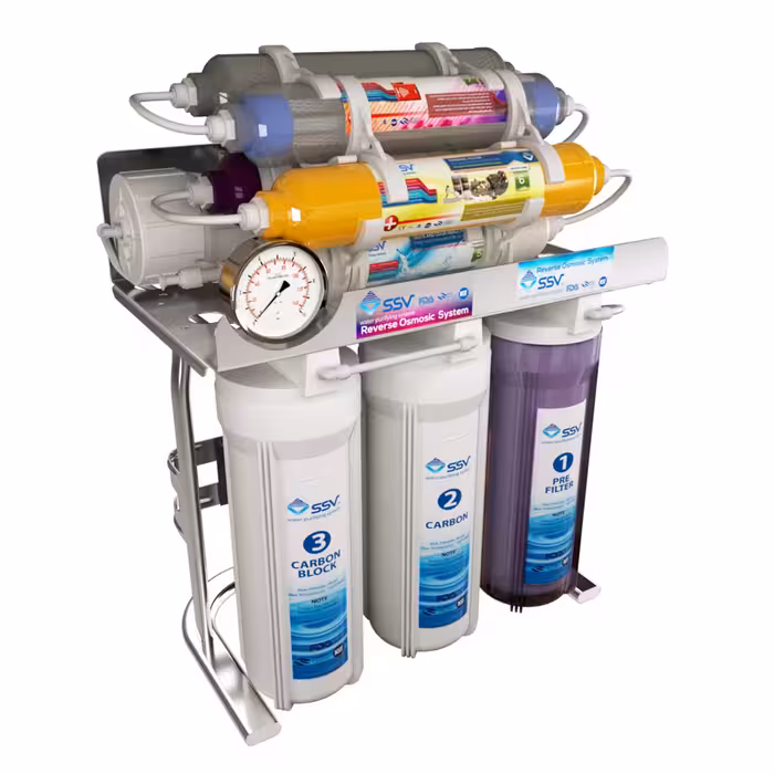 دستگاه تصفیه آب اس اس وی مدل MaxSpring 2W X1000 به همراه شیر دوکاره