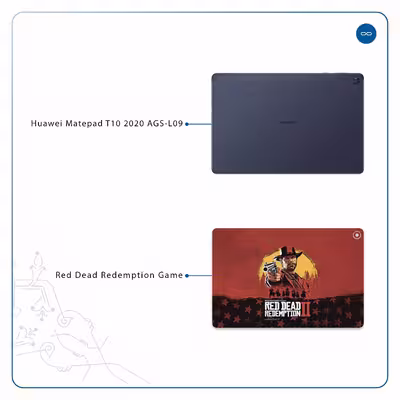 برچسب پوششی ماهوت مدل Red-Dead-Redemption-Game مناسب برای تبلت هوآوی Matepad T10 2020 AGS-L09