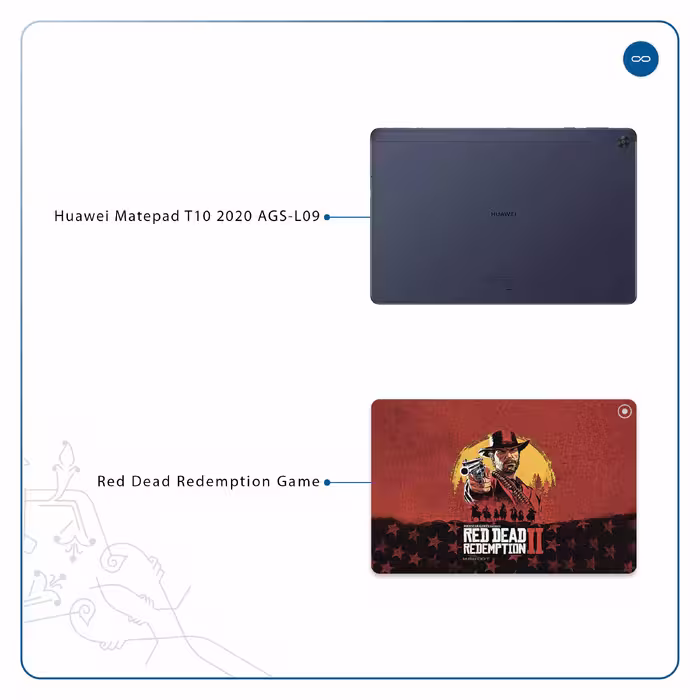 برچسب پوششی ماهوت مدل Red-Dead-Redemption-Game مناسب برای تبلت هوآوی Matepad T10 2020 AGS-L09