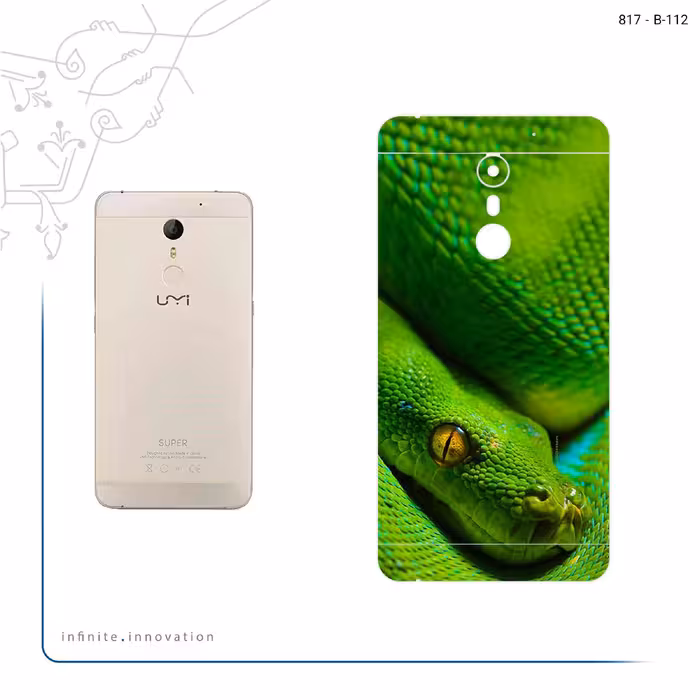 برچسب پوششی ماهوت مدل Snake مناسب برای گوشی موبایل یومی Super