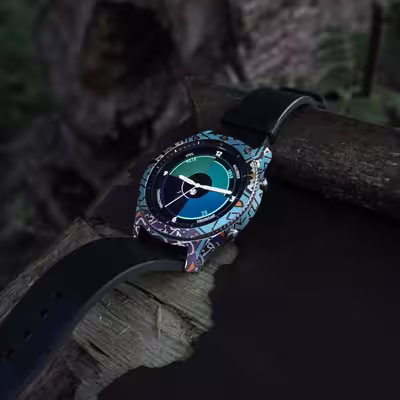 برچسب ماهوت طرح Iran-Tile7 مناسب برای ساعت هوشمند سامسونگ Galaxy Gear S3 Classic