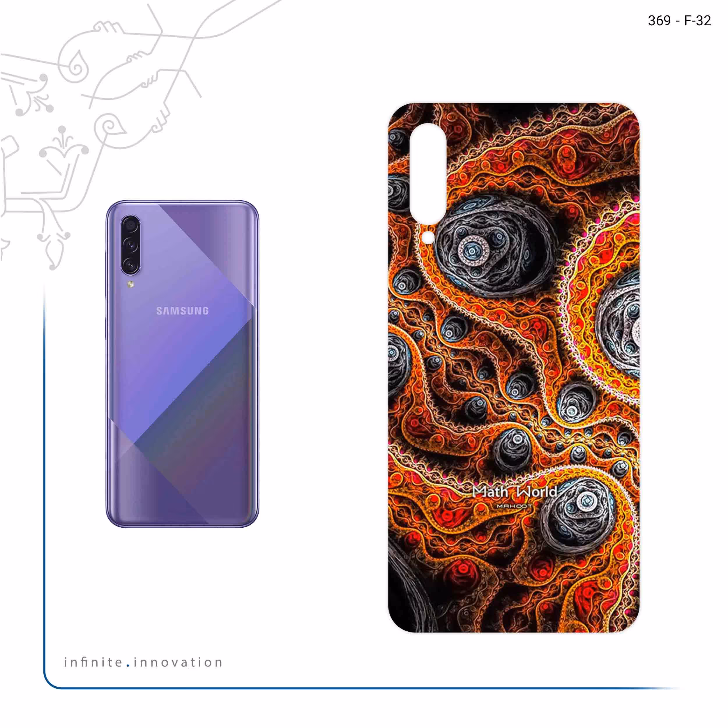 برچسب پوششی ماهوت مدل Mathematical Geometric Shape 7 مناسب برای گوشی موبایل سامسونگ Galaxy A50s