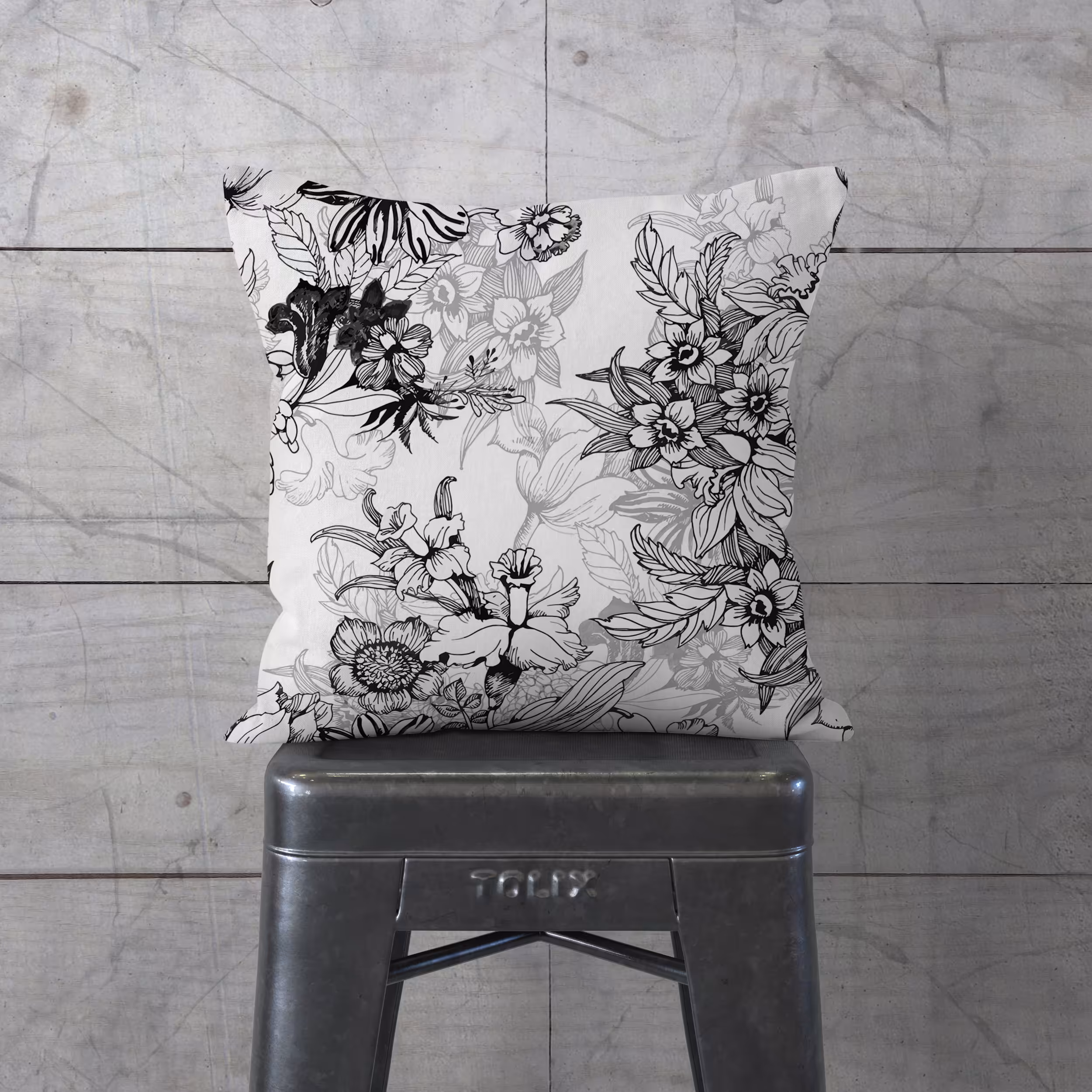 کاور کوسن مدل گل دورو طرح دار کد 1400181