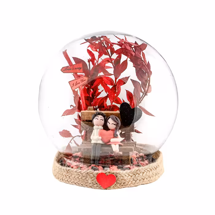 دکوری طرح گوی دختر و پسر عاشق کد 700