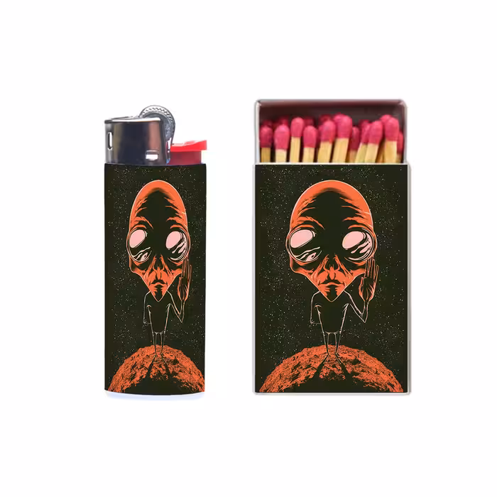 فندک مدل فضایی کد 451 به همراه کبریت