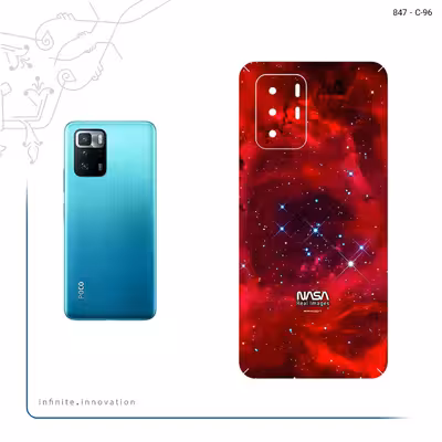 برچسب پوششی ماهوت مدل Universe b NASA 10 مناسب برای گوشی موبایل شیائومی Poco X3 GT 5G