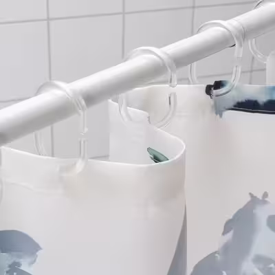 پرده حمام ایکیا کد 50487824 سایز 200x180 سانتی متر