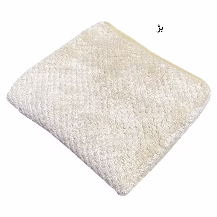 حوله دستی شایسته مدل نسترن سایز 35X75 سانتی متر