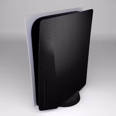 برچسب کنسول بازی PS5 مدل carbon مات مناسب دستگاه دیسک خور