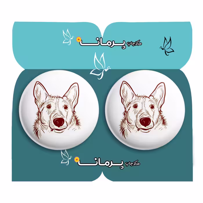 پیکسل پرمانه طرح حیوانات بامزه کد pm2n.32651 مجموعه 2 عددی