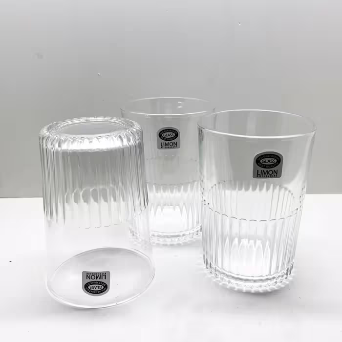 لیوان لیمون مدل شیاردار بسته 3 عددی
