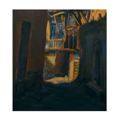 تابلو نقاشی اکریلیک طرح طبیعت کنگ مدل MJ0015