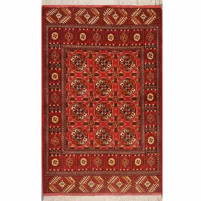 فرش دستبافت یک و نیم متری طرح لوزی کد AA487