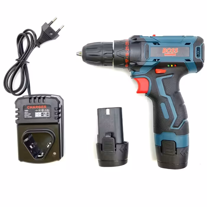 مجموعه 25 عددی پیچ گوشتی شارژی باس مدل BS1818