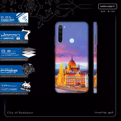 برچسب پوششی ماهوت مدل City of Budapest-FullSkin مناسب برای گوشی موبایل شیائومی Redmi Note 8 2021