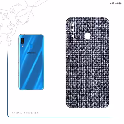 برچسب پوششی ماهوت مدل Fabric Texture 6 مناسب برای گوشی موبایل سامسونگ Galaxy A30