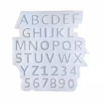 قالب سیلیکونی حروف و اعداد کوچک 1.5 سانت