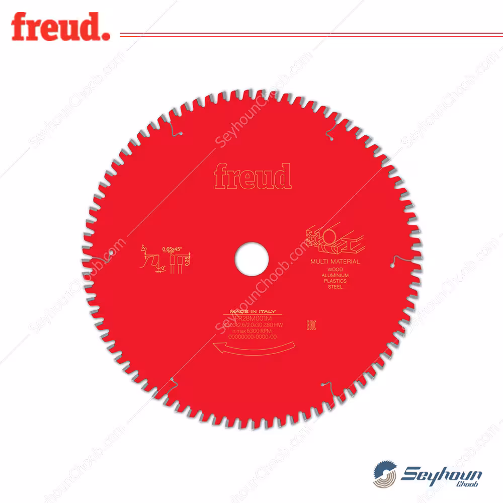 تیغ اره الماسه آلومینیوم بر قطر 35 سانتی متر 108 دندانه فرود مدل FR32A001M