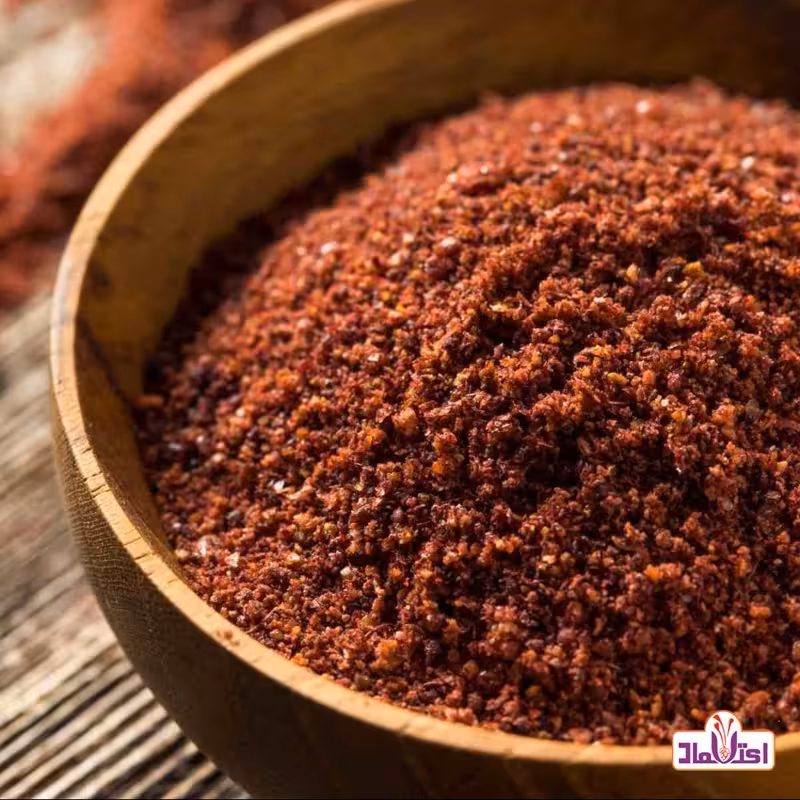 سماق قهوه ای خالص 100 گرمی اعتماد بدون اختلاط (پودرسماق) | amazonchi