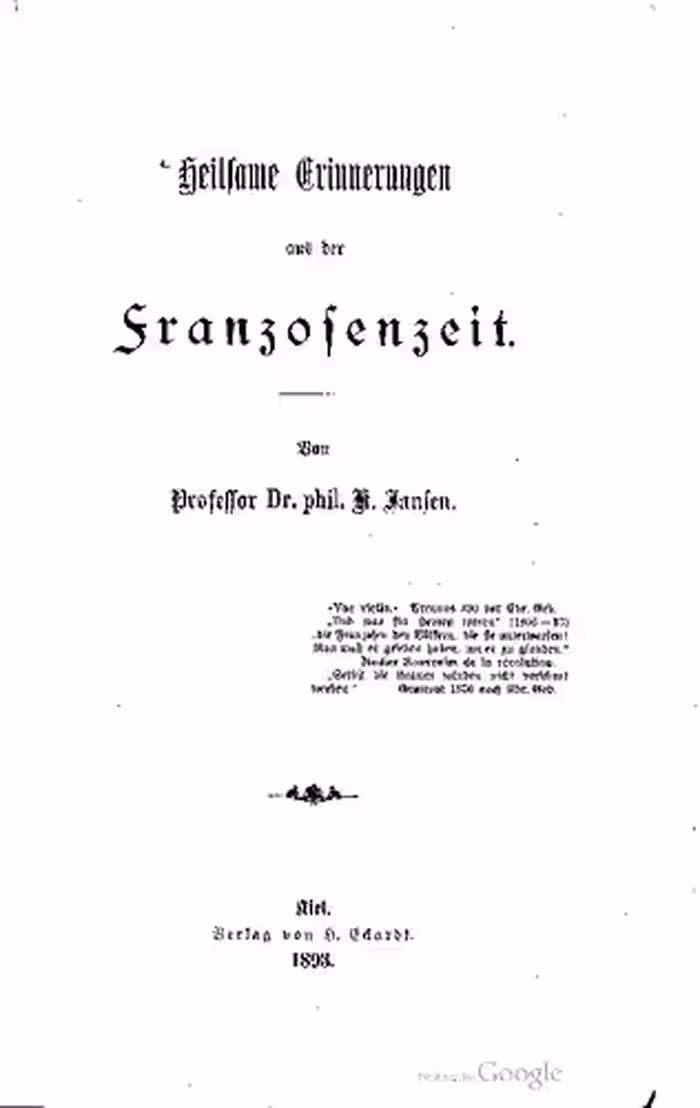 خرید و دانلود نسخه کامل کتاب Heilsame Erinnerungen aus der Franzosenzeit
