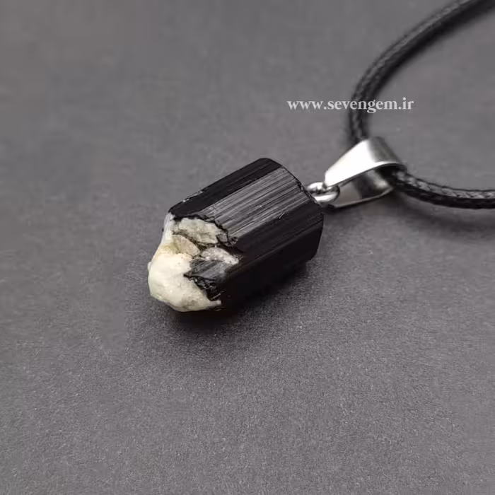 گردنبند تورمالین سیاه (کدA542)